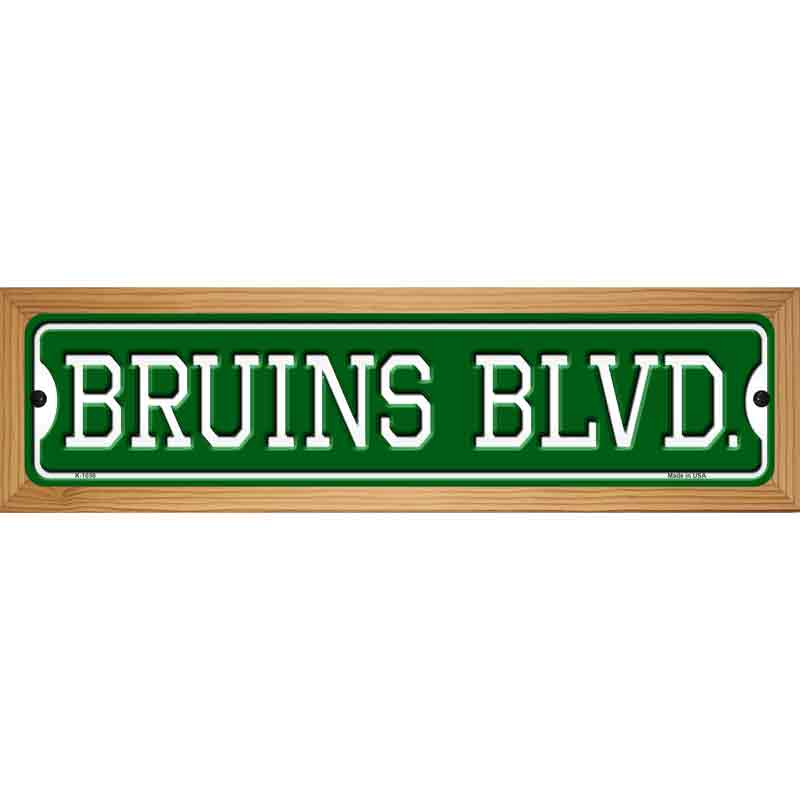 Bruins Blvd Novelty Metal Street Sign 19" x 5.5" (WB-K)