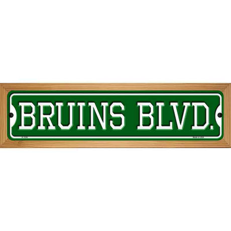 Bruins Blvd Novelty Metal Street Sign 19" x 5.5" (WB-K)