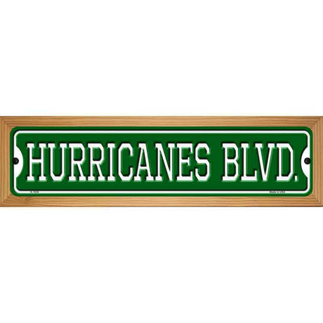 Hurricanes Blvd Novelty Metal Street Sign 19" x 5.5" (WB-K)