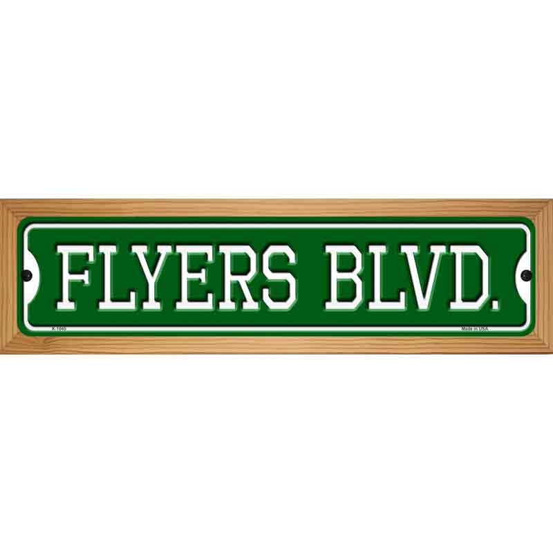 Flyers Blvd Novelty Metal Street Sign 19" x 5.5" (WB-K)