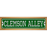 Clemson Alley Novelty Metal Street Sign 19" x 5.5" (WB-K)