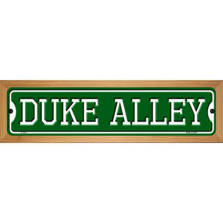 Duke Alley Novelty Metal Street Sign 19" x 5.5" (WB-K)