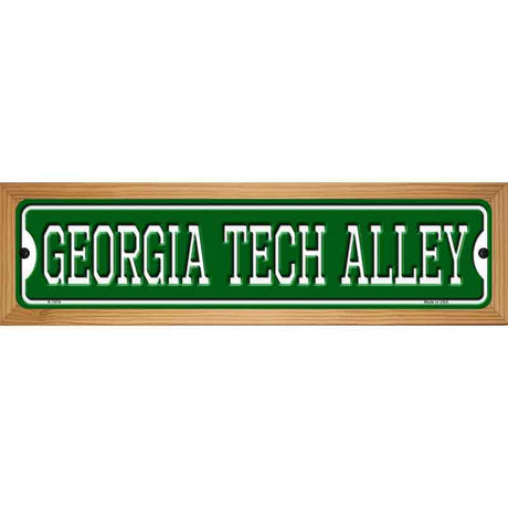 Georgia Tech Alley Novelty Metal Street Sign 19" x 5.5" (WB-K)