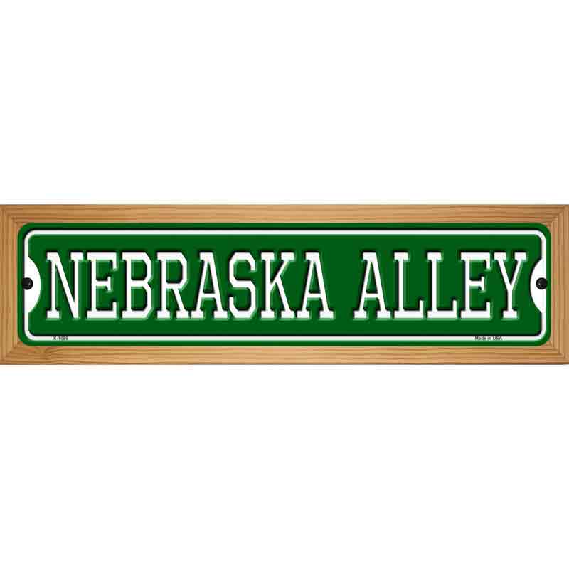 Nebraska Alley Novelty Metal Street Sign 19" x 5.5" (WB-K)