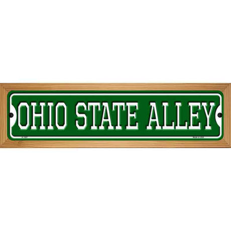 Ohio State Alley Novelty Metal Street Sign 19" x 5.5" (WB-K)