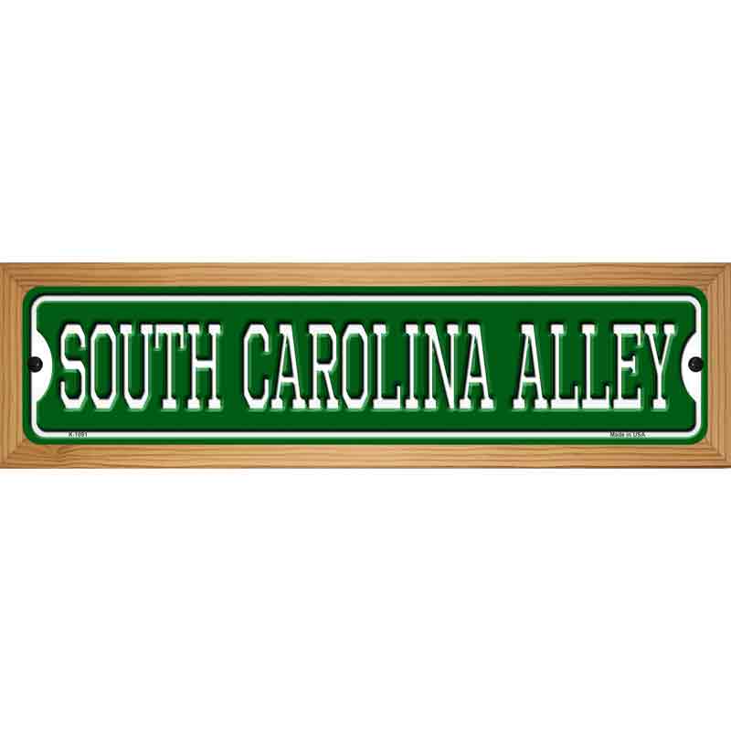 South Carolina Alley Novelty Metal Street Sign 19" x 5.5" (WB-K)