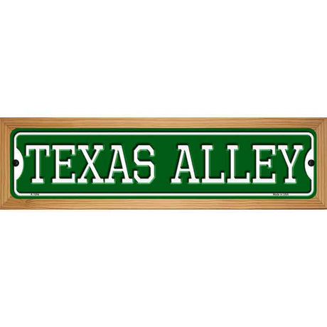 Texas Alley Novelty Metal Street Sign 19" x 5.5" (WB-K)