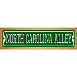 North Carolina Alley Novelty Metal Street Sign 19" x 5.5" (WB-K)