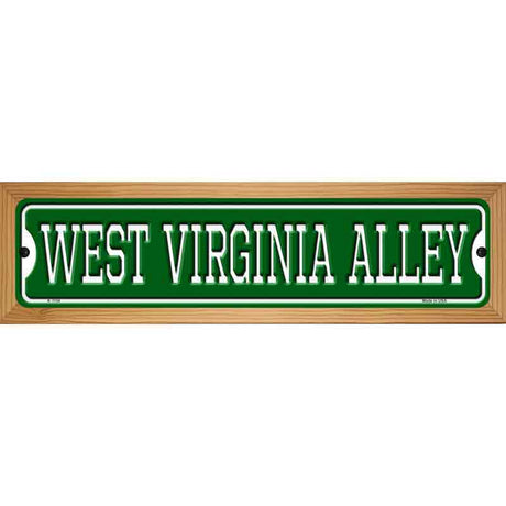 West Virginia Alley Novelty Metal Street Sign 19" x 5.5" (WB-K)