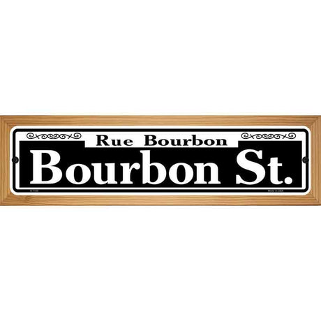 Bourbon Street Novelty Metal Street Sign 19" x 5.5" (WB-K)