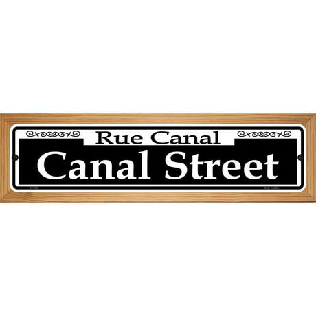 Canal Street Novelty Metal Street Sign 19" x 5.5" (WB-K)