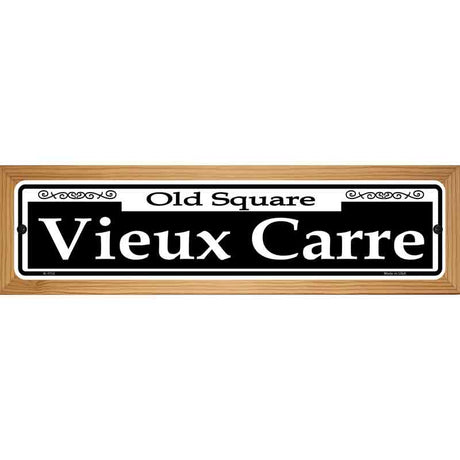 Vieux Carre Novelty Metal Street Sign 19" x 5.5" (WB-K)