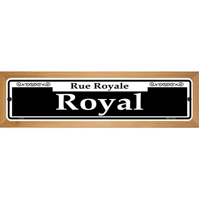 Royal Novelty Metal Street Sign 19" x 5.5" (WB-K)