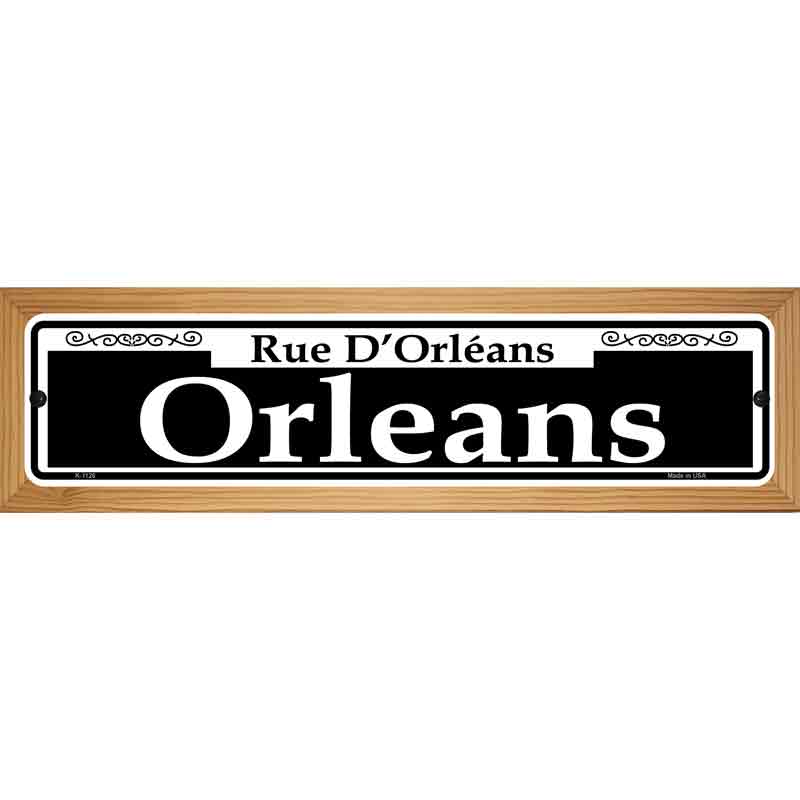 Orleans Novelty Metal Street Sign 19" x 5.5" (WB-K)