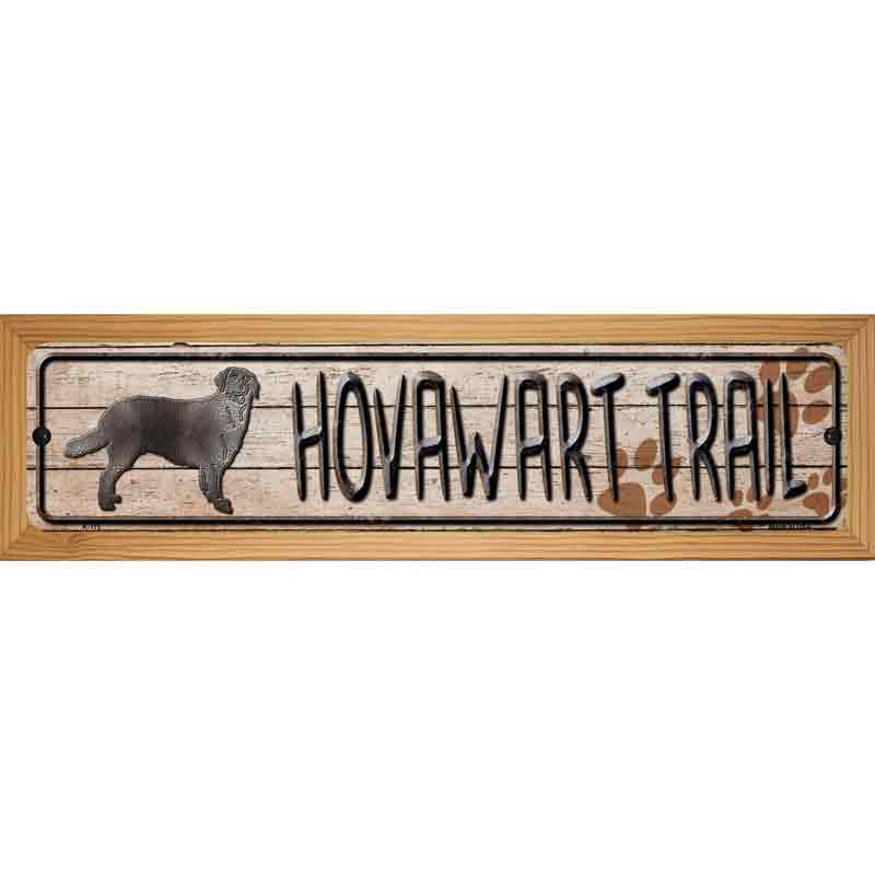 Hovawart Trail Novelty Metal Street Sign 19" x 5.5" (WB-K)