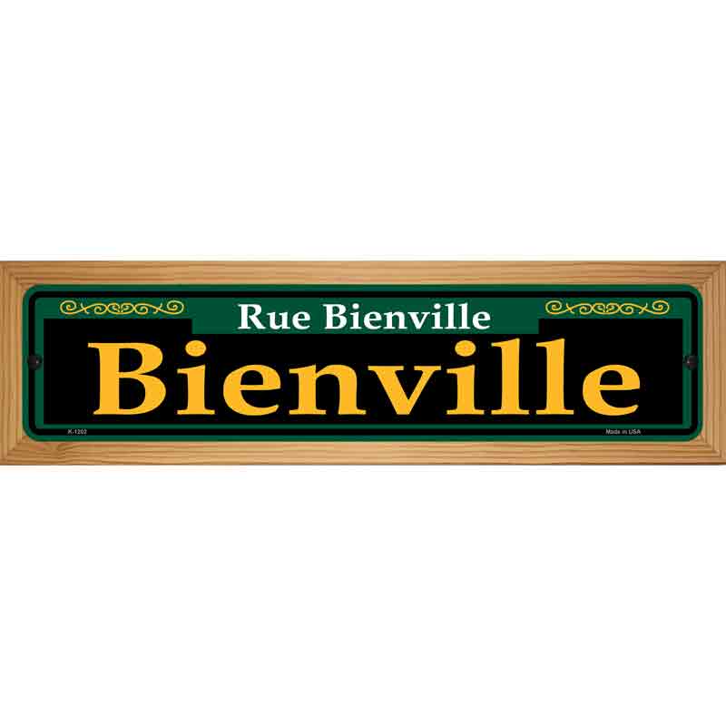 Bienville Green Novelty Metal Street Sign 19" x 5.5" (WB-K)