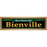 Bienville Green Novelty Metal Street Sign 19" x 5.5" (WB-K)