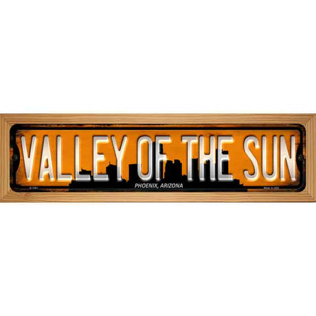 Phoenix Arizona Valley of the Sun Novelty Metal Street Sign 19" x 5.5" (WB-K)