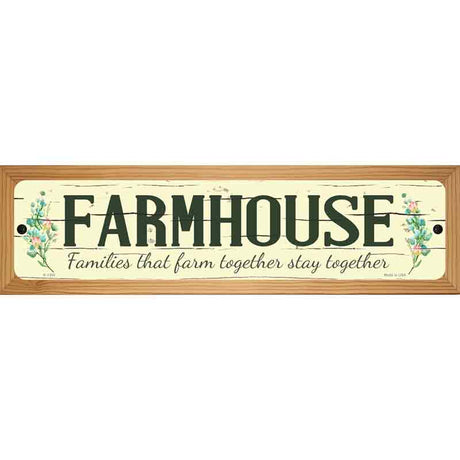 Farmhouse Novelty Metal Street Sign 19" x 5.5" (WB-K)