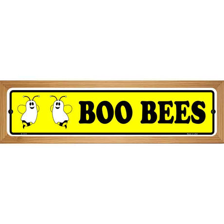 Boo Bees Novelty Metal Street Sign 19" x 5.5" (WB-K)