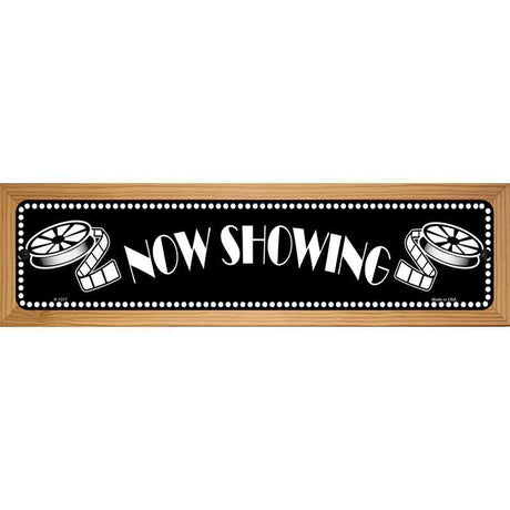 Now Showing Home Theater Novelty Metal Street Sign 19" x 5.5" (WB-K)