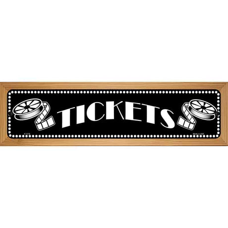 Tickets Home Theater Novelty Metal Street Sign 19" x 5.5" (WB-K)