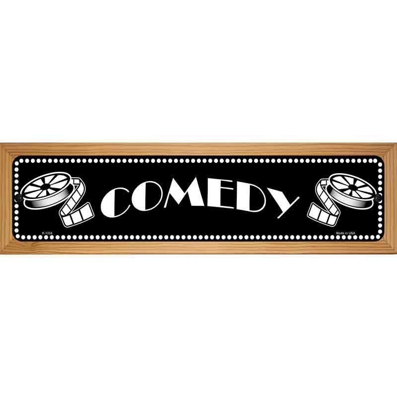 Comedy Home Theater Novelty Metal Street Sign 19" x 5.5" (WB-K)