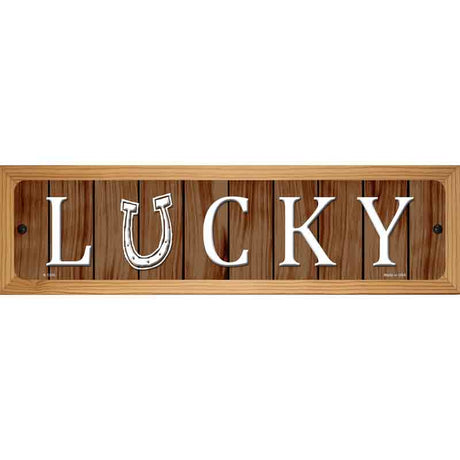 Lucky Novelty Metal Street Sign 19" x 5.5" (WB-K)