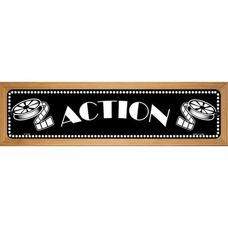 Action Home Theater Novelty Metal Street Sign 19" x 5.5" (WB-K)