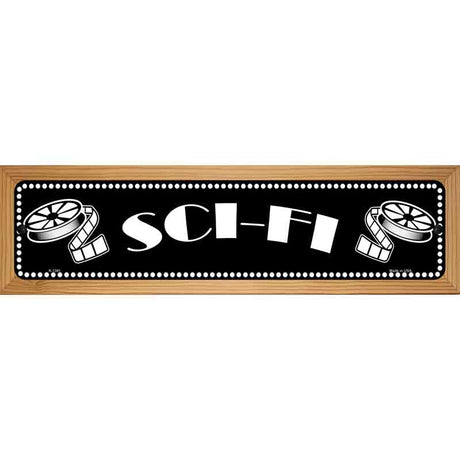 Sci-Fi Home Theater Novelty Metal Street Sign 19" x 5.5" (WB-K)