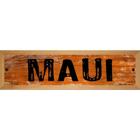 Maui Novelty Metal Street Sign 19" x 5.5" (WB-K)