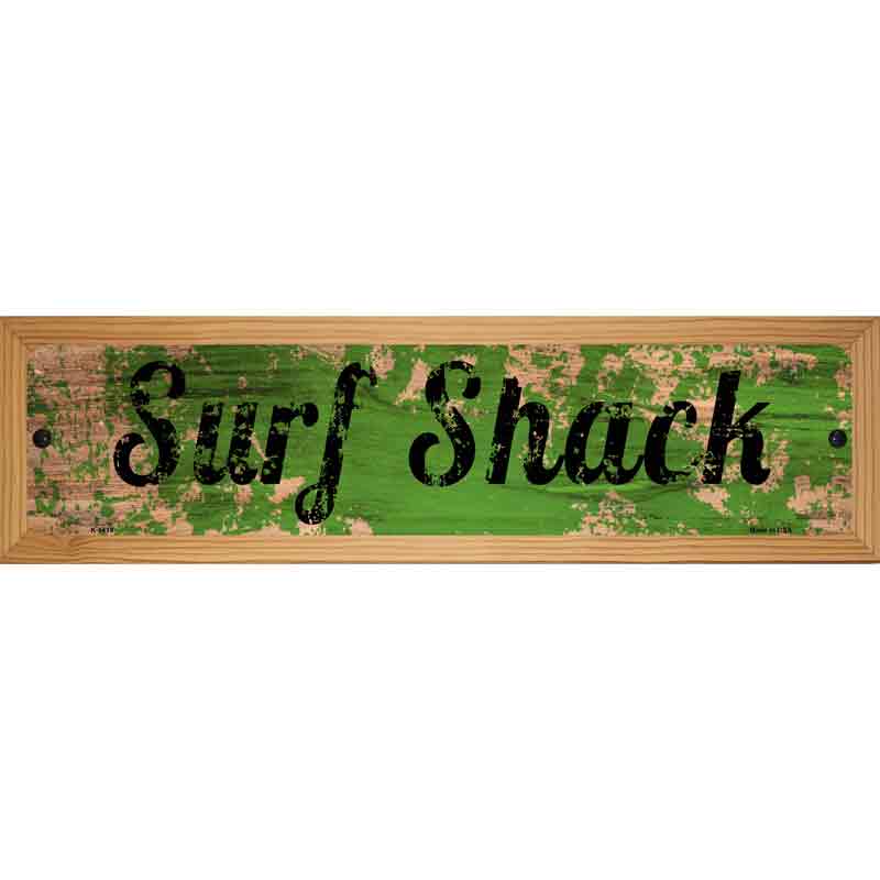 Surf Shack Novelty Metal Street Sign 19" x 5.5" (WB-K)