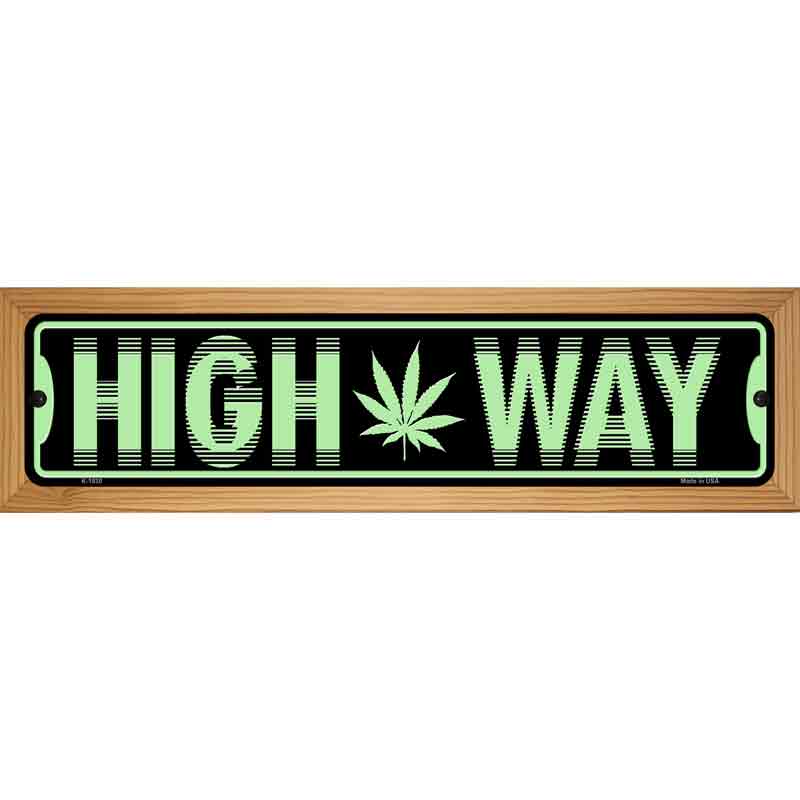 High Way Novelty Metal Street Sign 19" x 5.5" (WB-K)