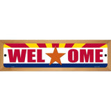 Welcome Arizona Novelty Metal Street Sign 19" x 5.5" (WB-K)