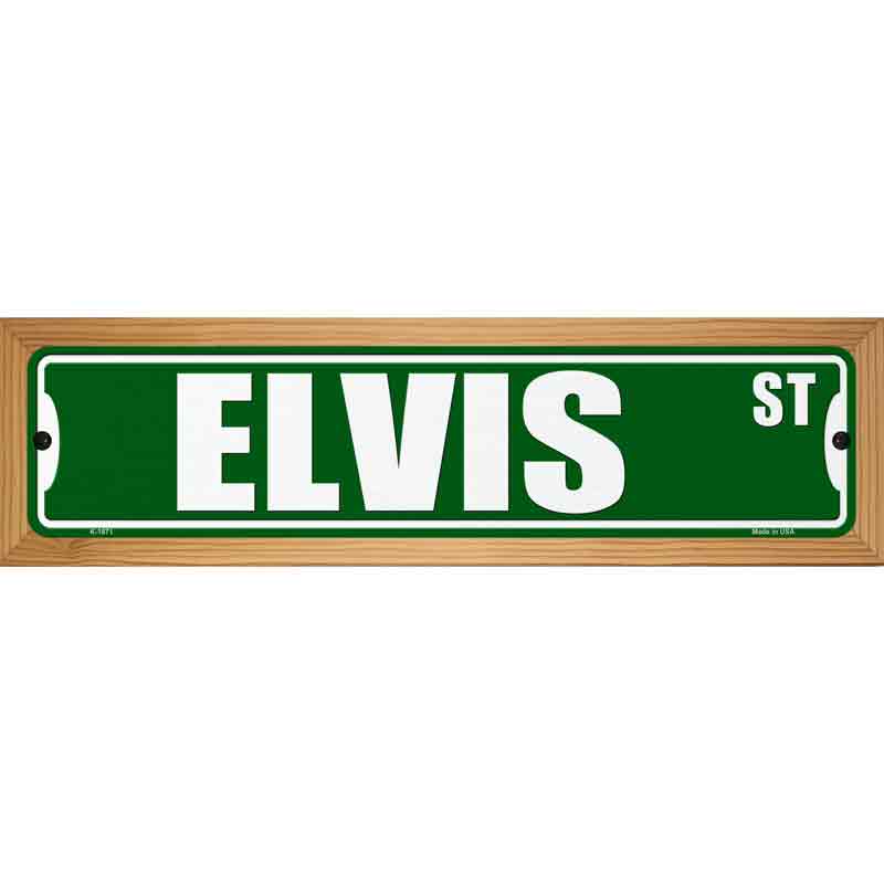 Elvis St Novelty Metal Street Sign 19" x 5.5" (WB-K)