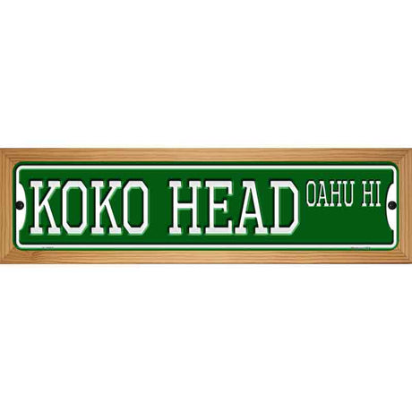 Koko Head Oahu HI Novelty Metal Street Sign 19" x 5.5" (WB-K)