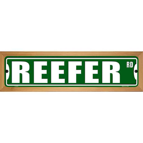 Reefer Road Novelty Metal Street Sign 19" x 5.5" (WB-K)