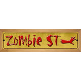 Zombie Street Metal Novelty Street Sign 19" x 5.5" (WB-K)