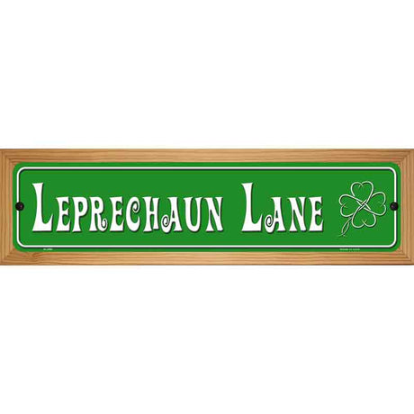 Leprechuan Lane Metal Novelty Street Sign 19" x 5.5" (WB-K)