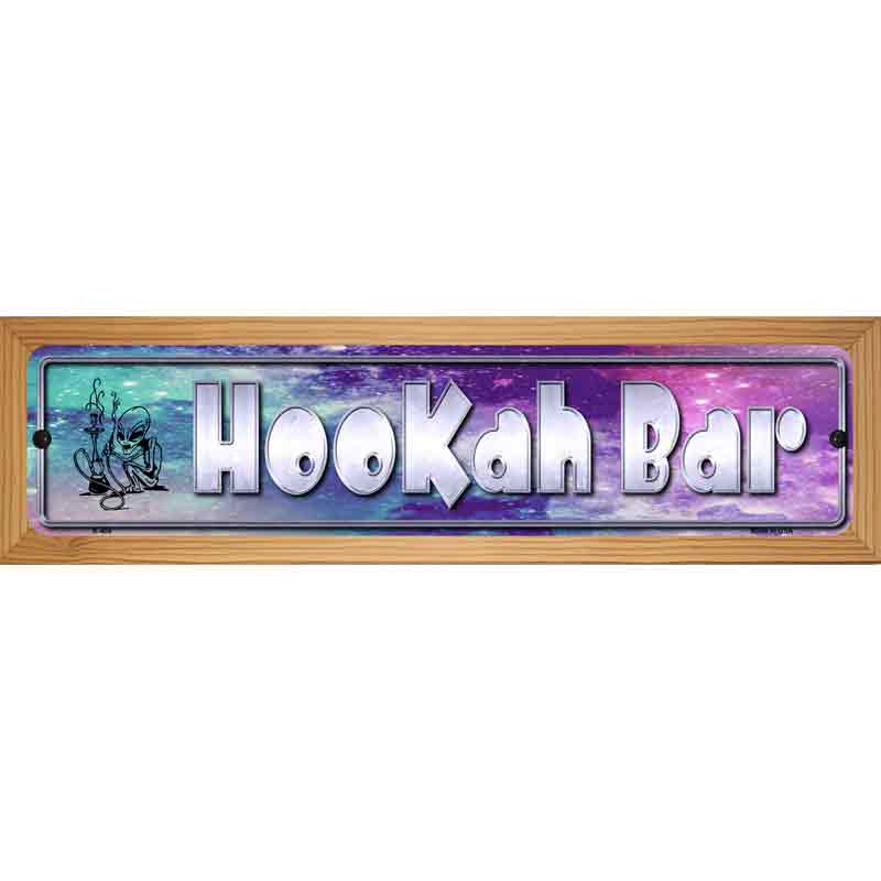 Hookah Bar Metal Novelty Street Sign 19" x 5.5" (WB-K)