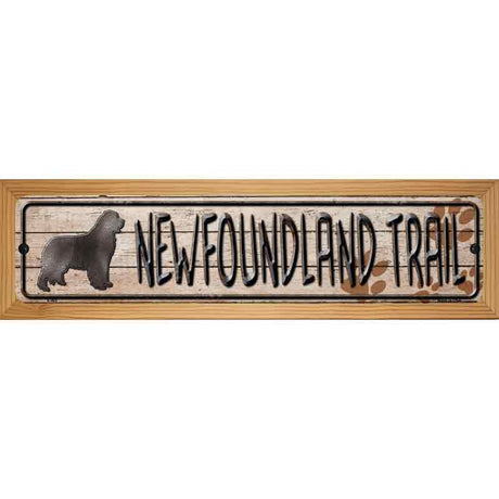 Newfoundland Trail Novelty Metal Street Sign 19" x 5.5" (WB-K)