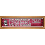 Cowgirl Place Novelty Metal Street Sign 19" x 5.5" (WB-K)