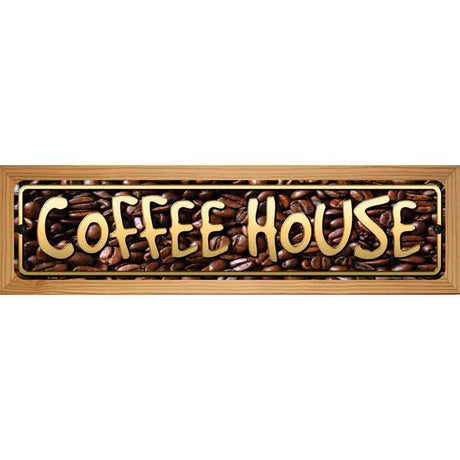 Coffee House Novelty Metal Street Sign 19" x 5.5" (WB-K)