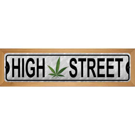 High Street Novelty Metal Street Sign 19" x 5.5" (WB-K)