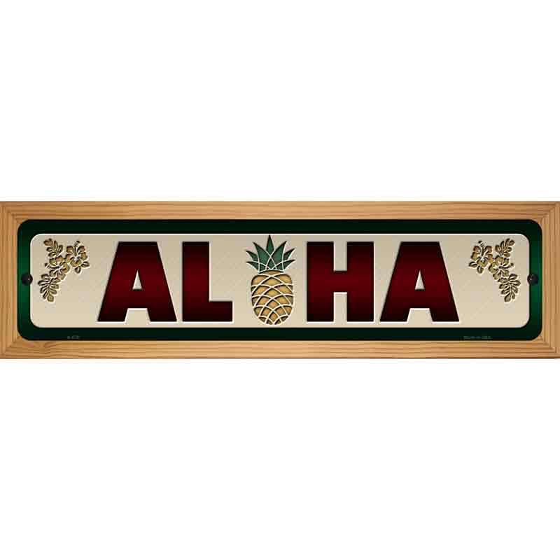 Aloha Novelty Metal Street Sign 19" x 5.5" (WB-K)