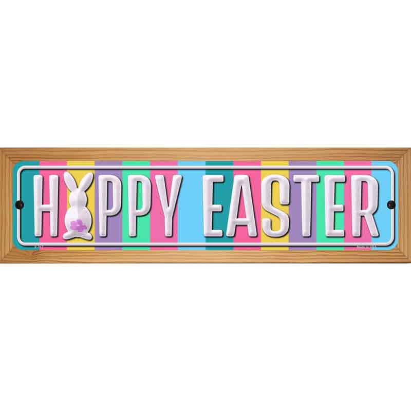 Happy Easter Novelty Street Sign 19" x 5.5" (WB-K)