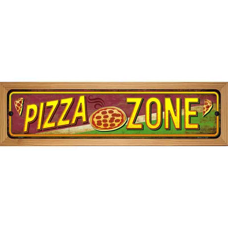 Pizza Zone Novelty Street Sign 19" x 5.5" (WB-K)