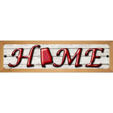 Alabama Home State Outline Novelty Metal Street Sign 19" x 5.5" (WB-K)