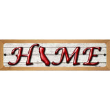 California Home State Outline Novelty Metal Street Sign 19" x 5.5" (WB-K)