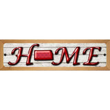 Kansas Home State Outline Novelty Metal Street Sign 19" x 5.5" (WB-K)